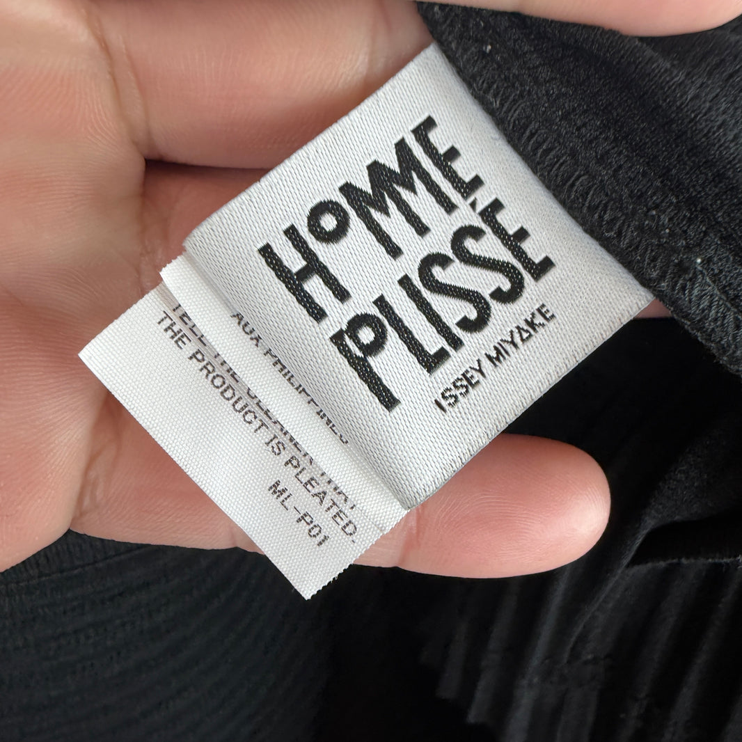 Issey Miyake Plisse Pleat Collar Shirt