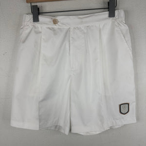 Brunello Cucinelli Pleated White Shorts