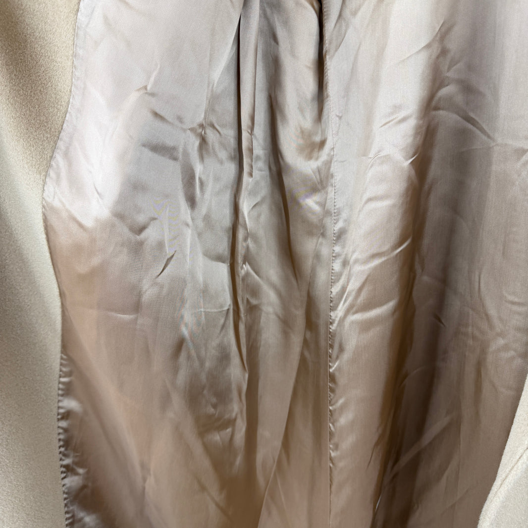 Balenciaga Wool/Cashmere Long Trench Coat