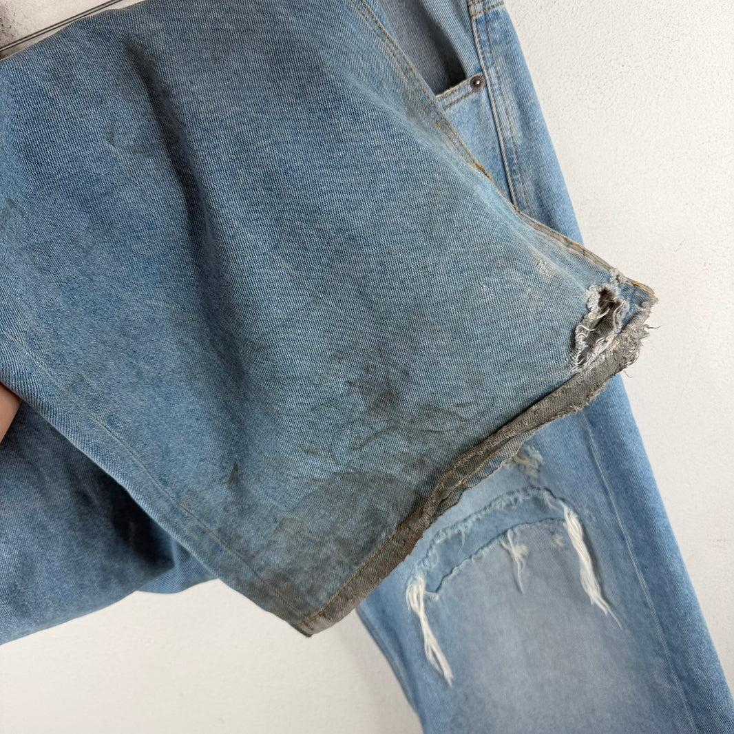 Diesel Baggy Blue Distressed Jeans