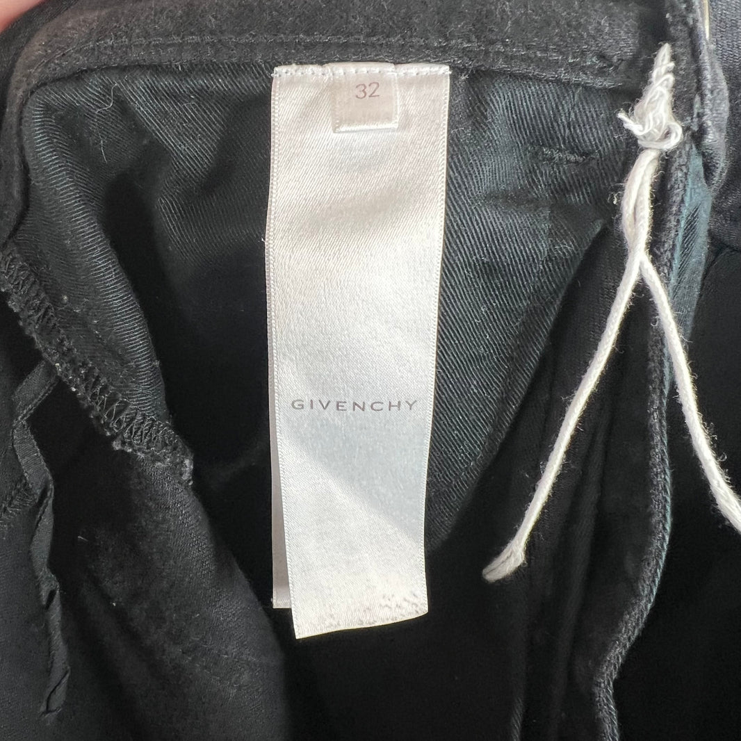 Givenchy Cracked Denim Jeans