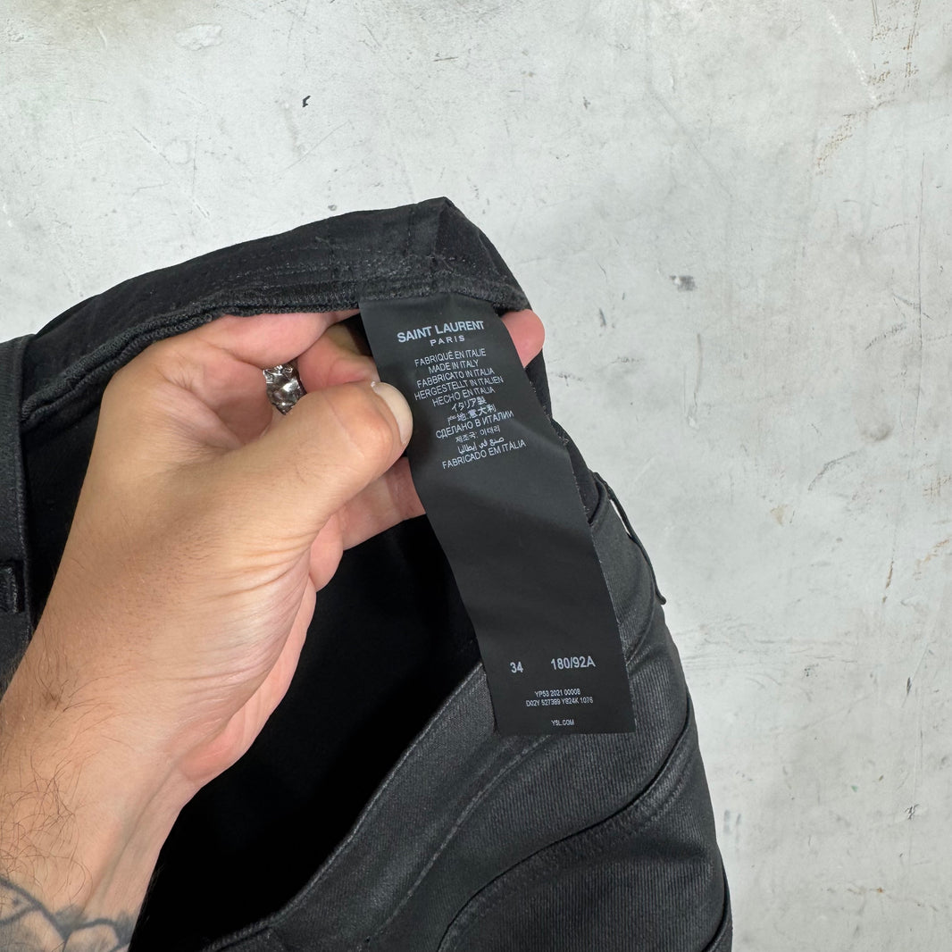 Saint Laurent Waxed D02 Jeans