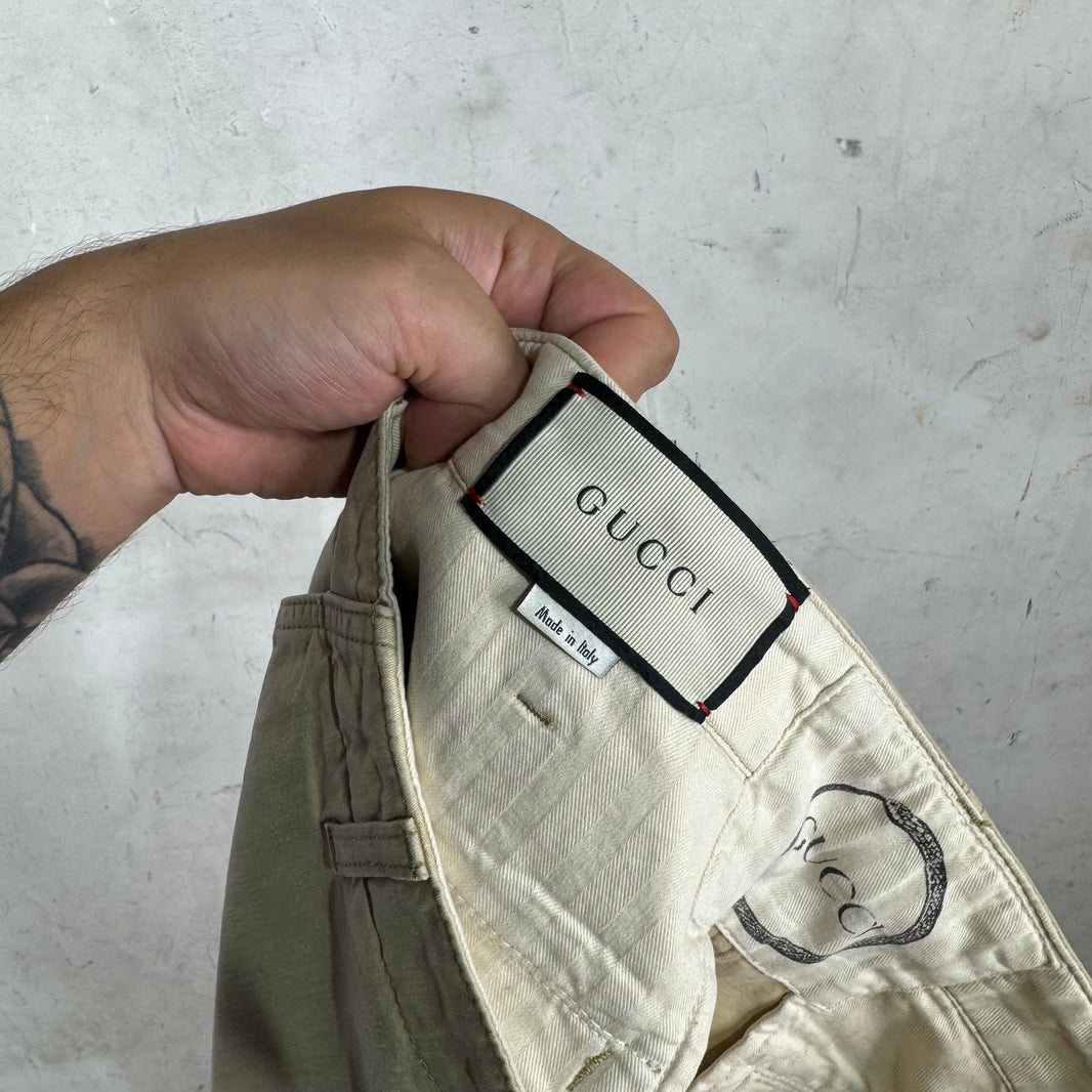 Gucci Dragon Patch Chinos