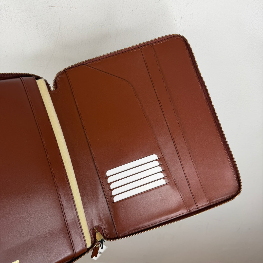CDG Brown Clutch Bag