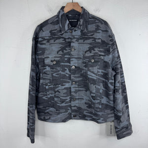 Balenciaga Gray Camo Denim Jacket