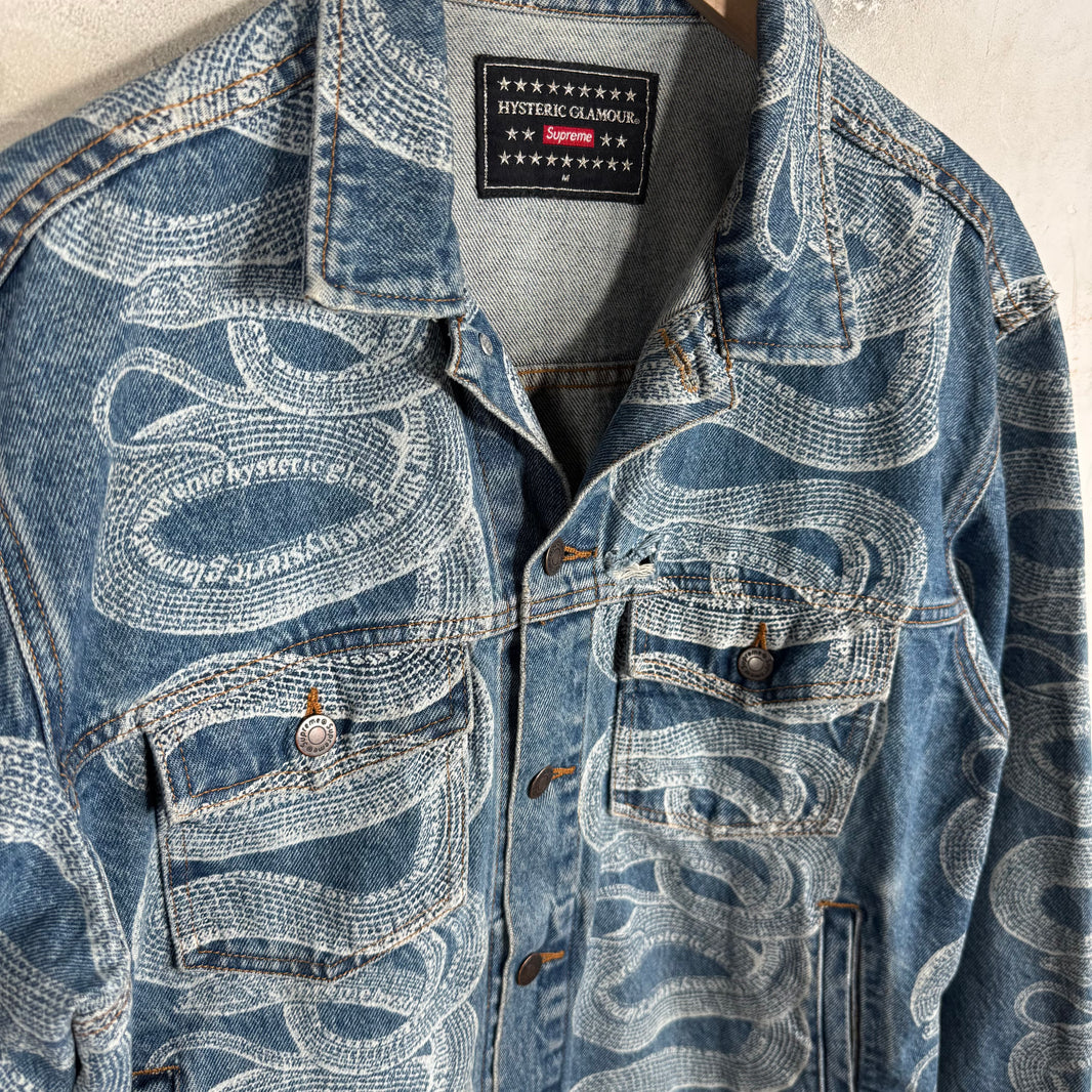 Supreme x Hysteric Glamour Snake Denim Jacket