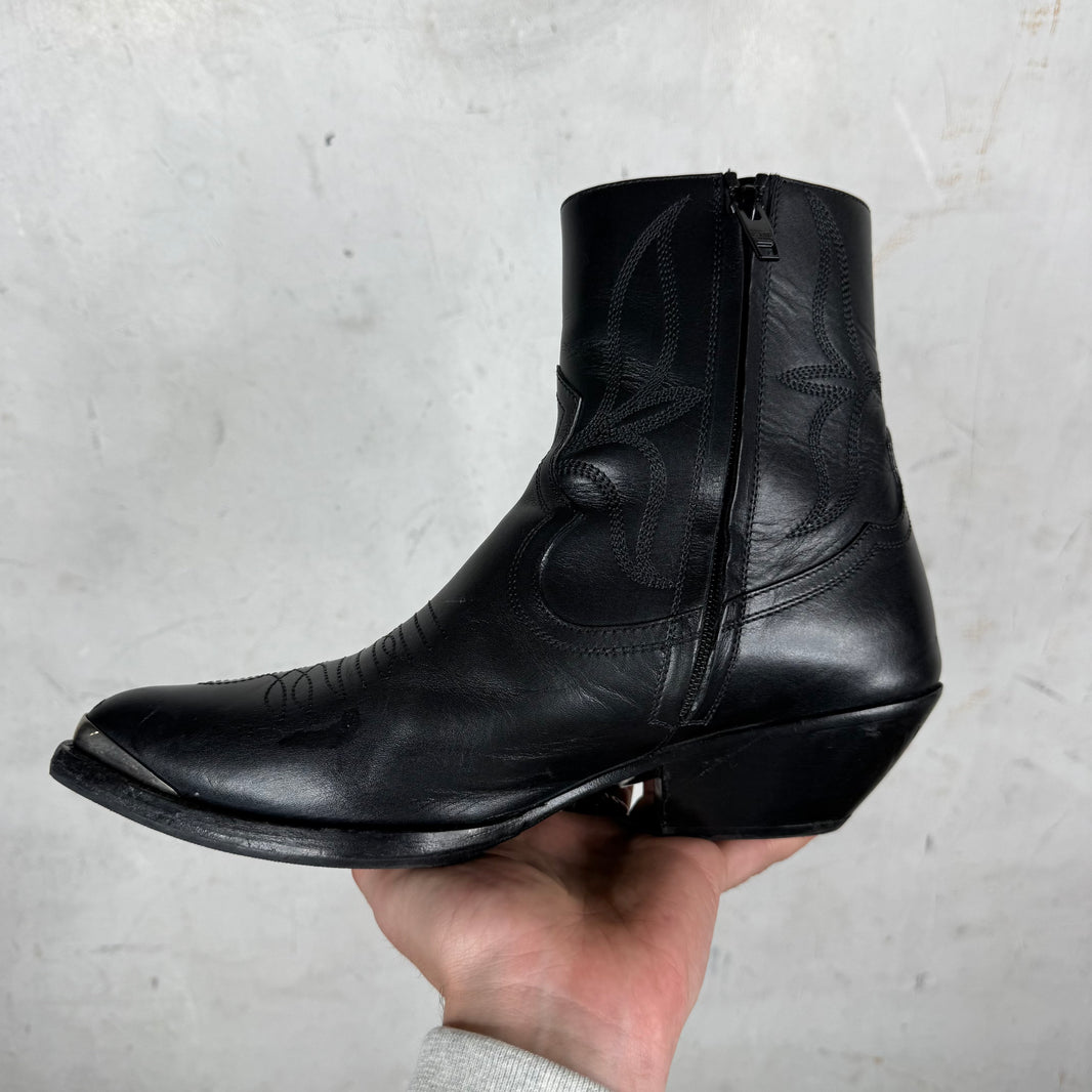 Celine Steel Tipped Western Boots