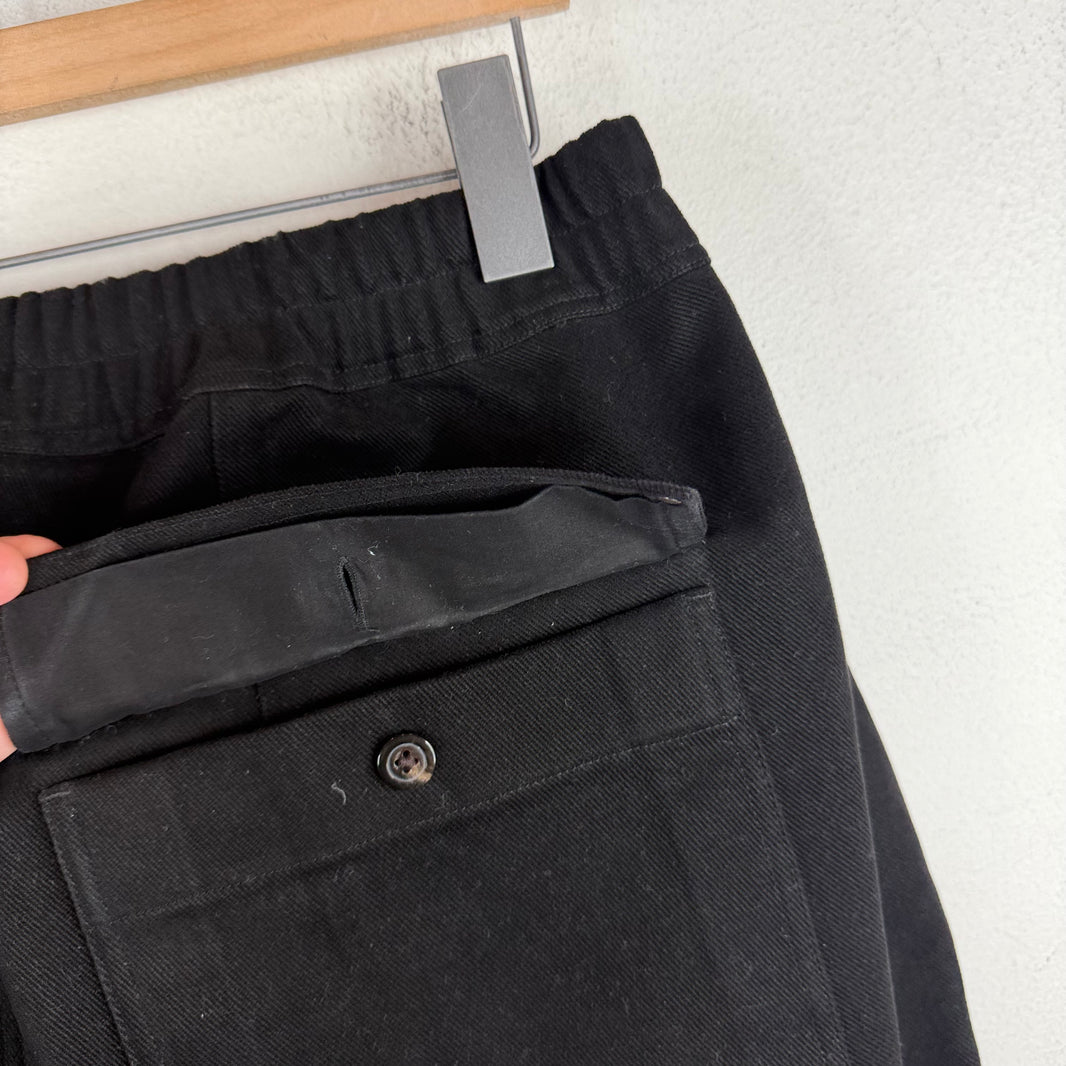 Rick Owens Thick Long Drawstring Pants