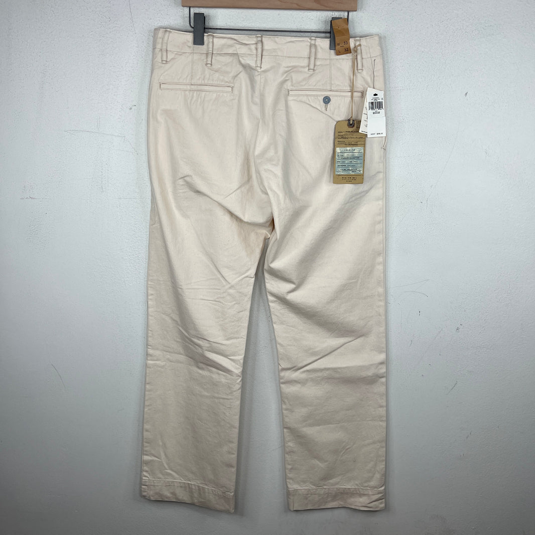 RRL Off White General Purpose Fatigue Trousers