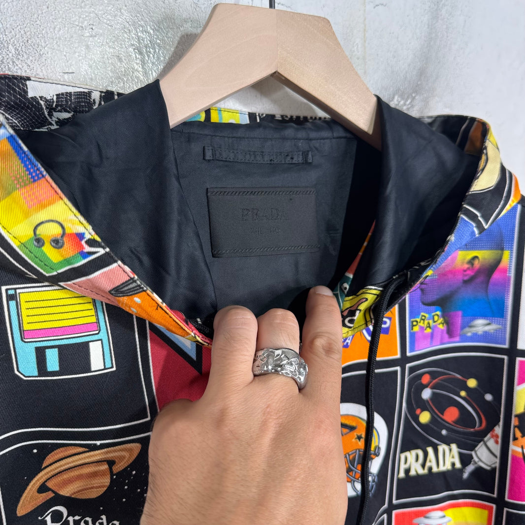 Prada Grid Comic Jacket