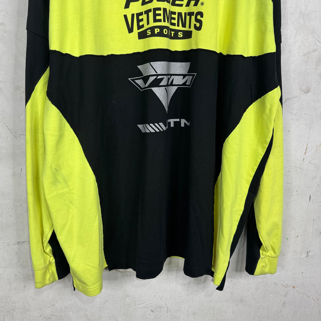 Vetements Neon/Black Rebuilt LS T-Shirt