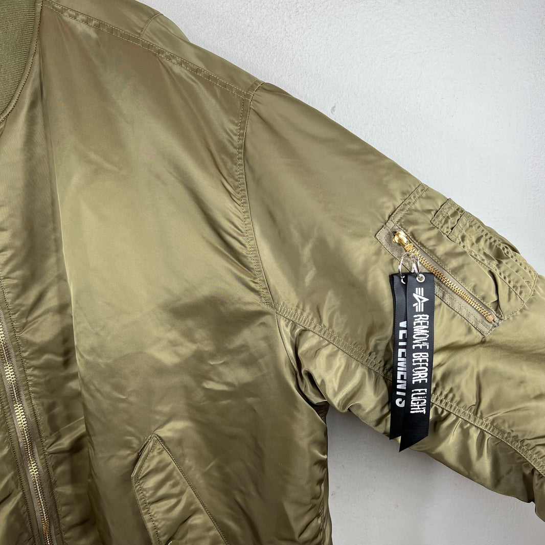 Vetements Alpha Industries Double Zip Bomber Jacket