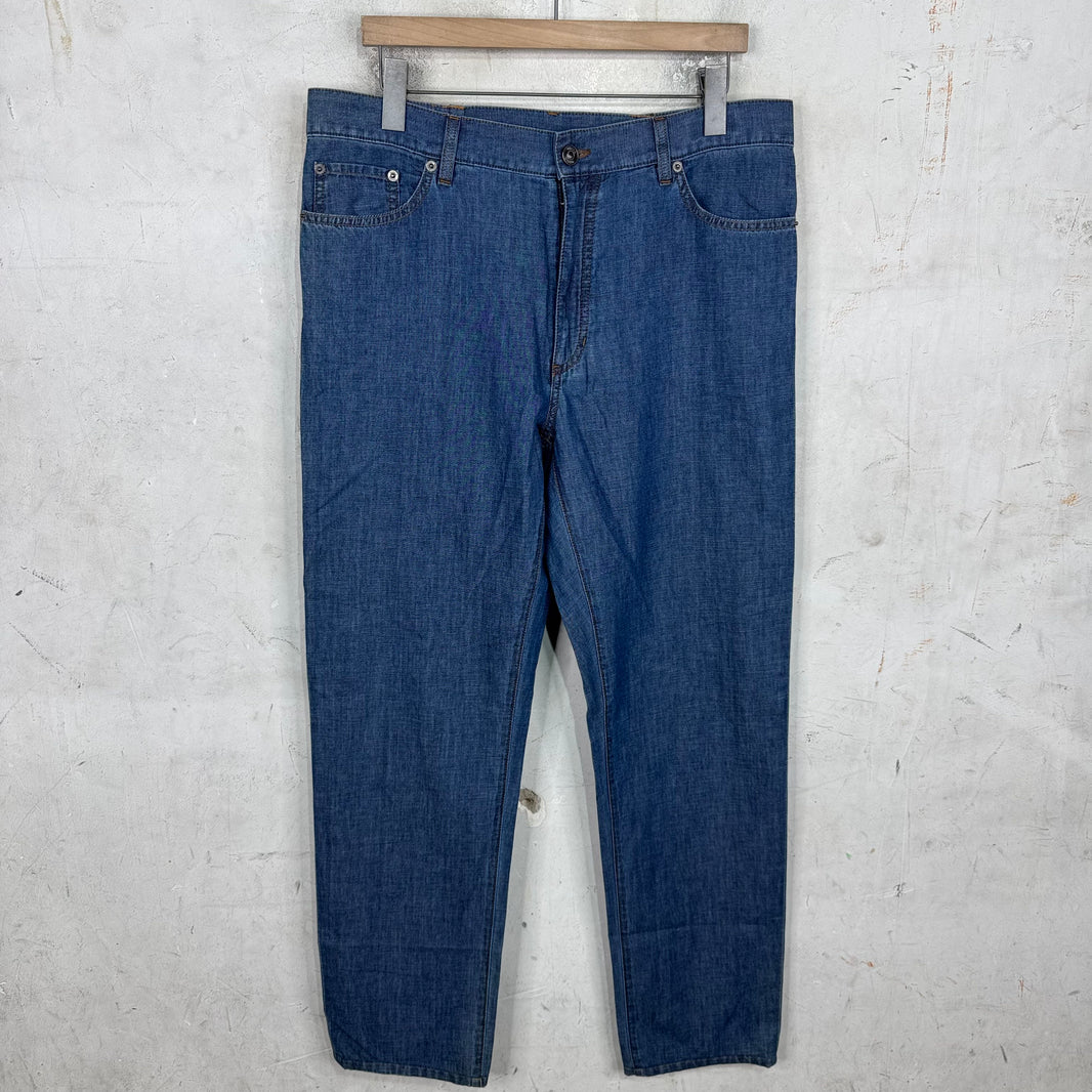 Zegna Medium Wash Lightweight Jeans