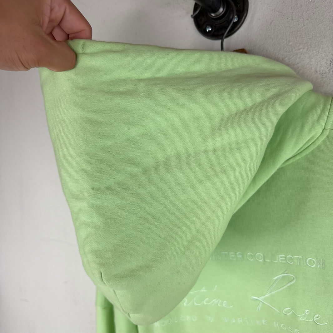 Martine Rose Mint Embroidered Logo Hoodie