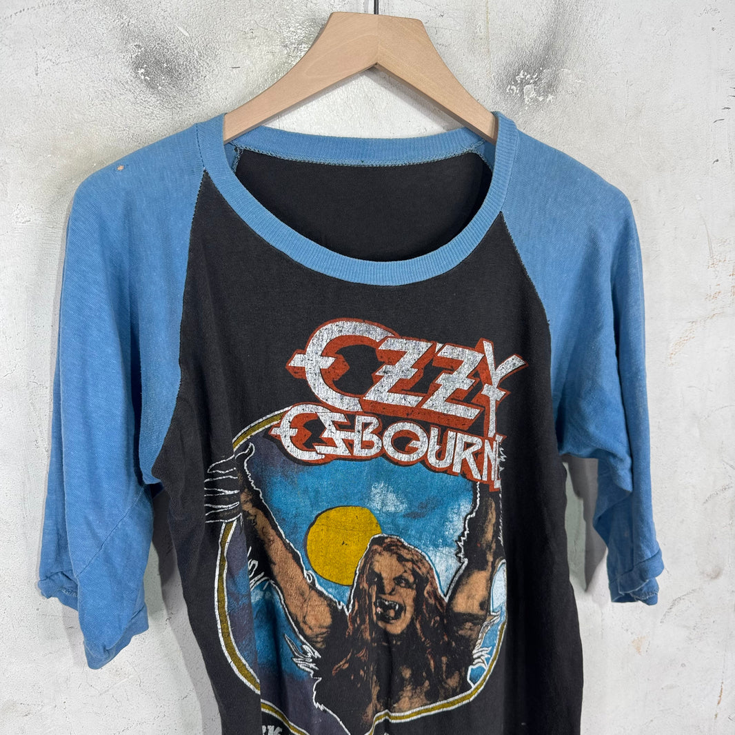 Vintage 80's Ozzy Osbourne Raglan T-Shirt