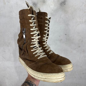 Rick Owens Brown Suede CargoBaskets