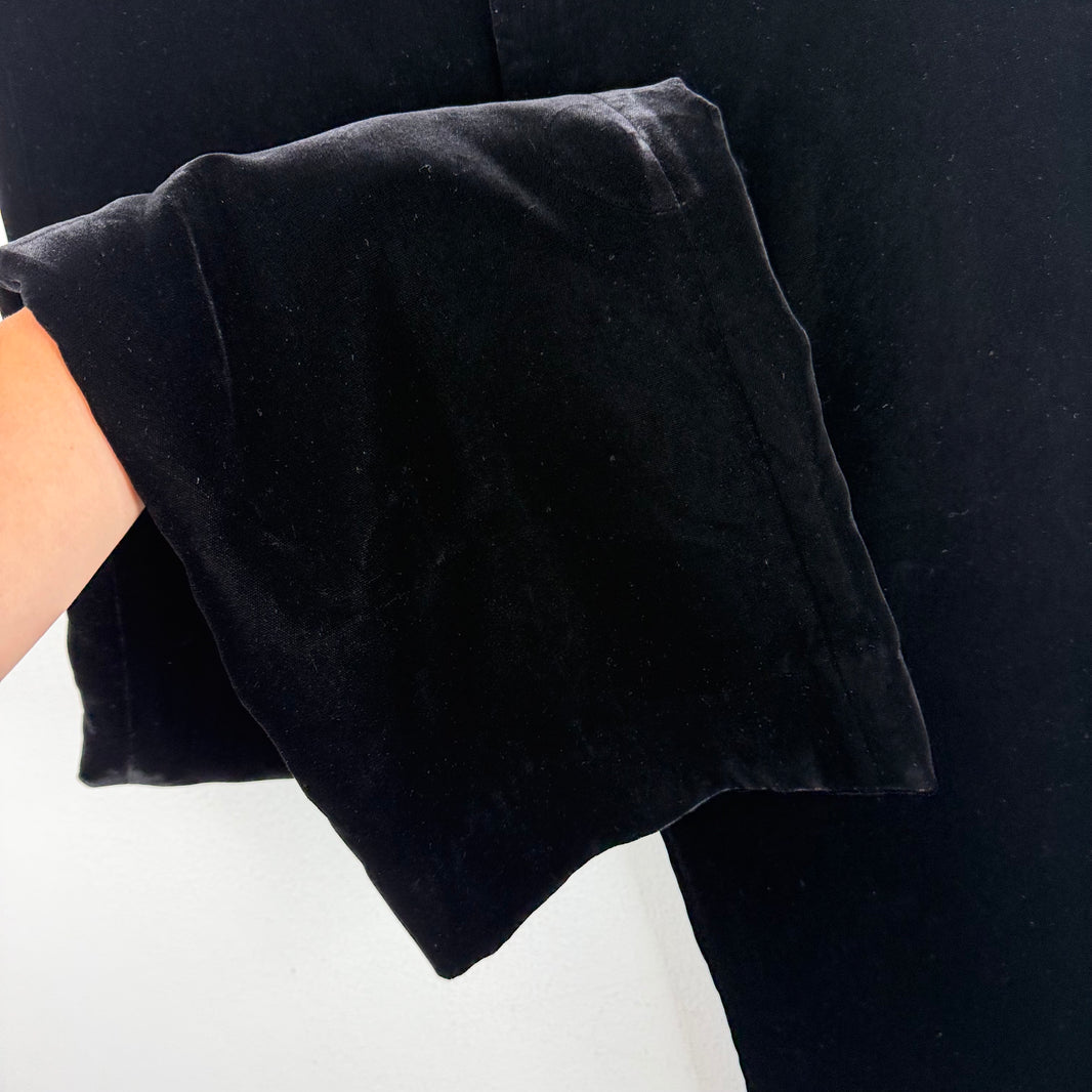 Saint Laurent Velvet Straight Leg Pants