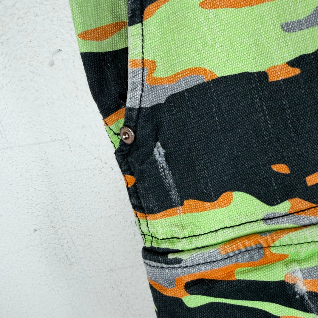 ERL Neon Tiger Camo Cargo Pants
