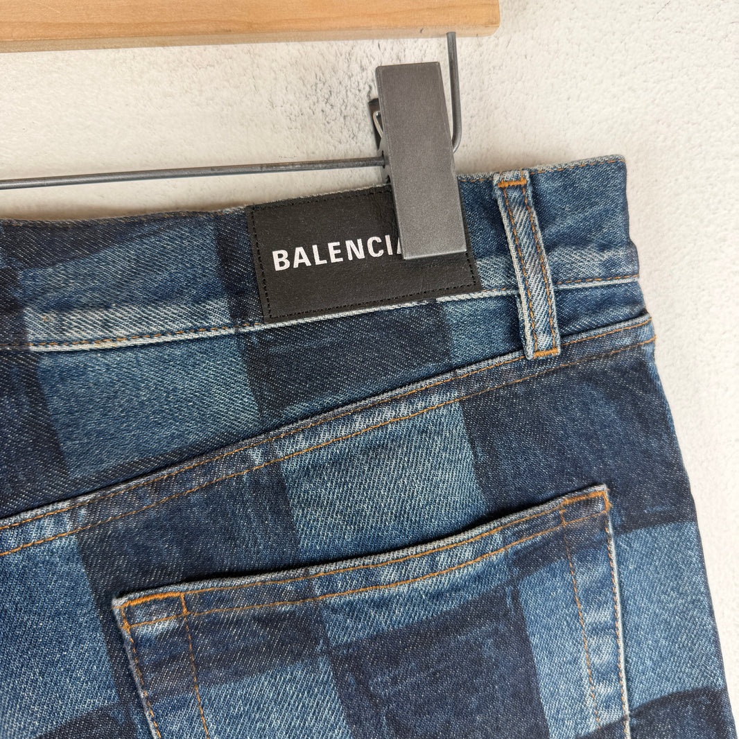 Balenciaga Checkered Jeans