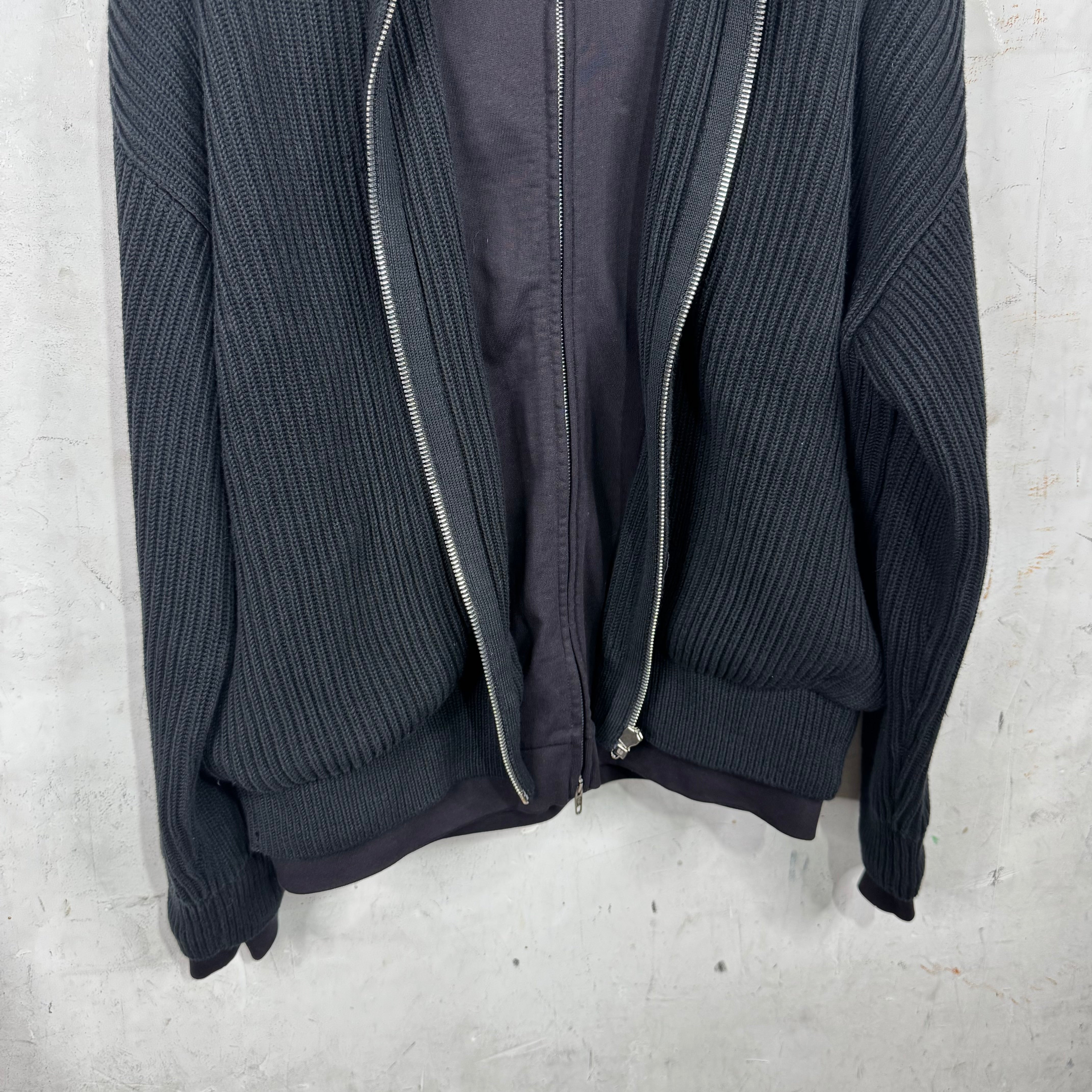 Balenciaga Double Layered Knit Zip Hoodie – www.Lukes.store