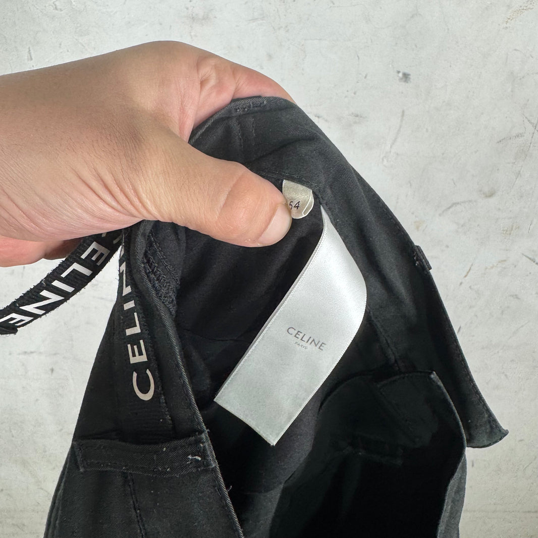 Celine Logo Drawstring Cargo Pants