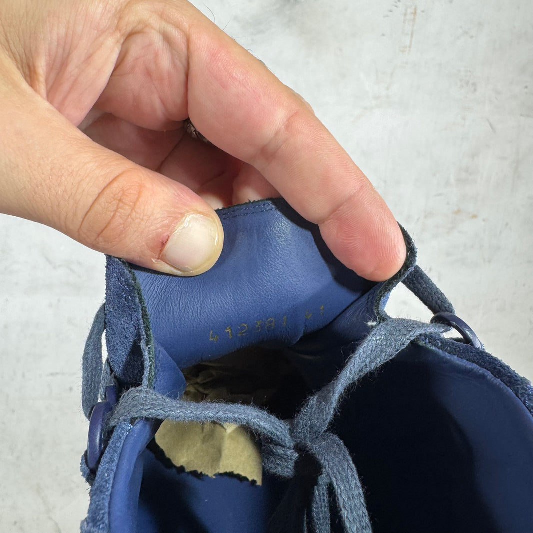 Balenciaga Navy Suede Arena Highs