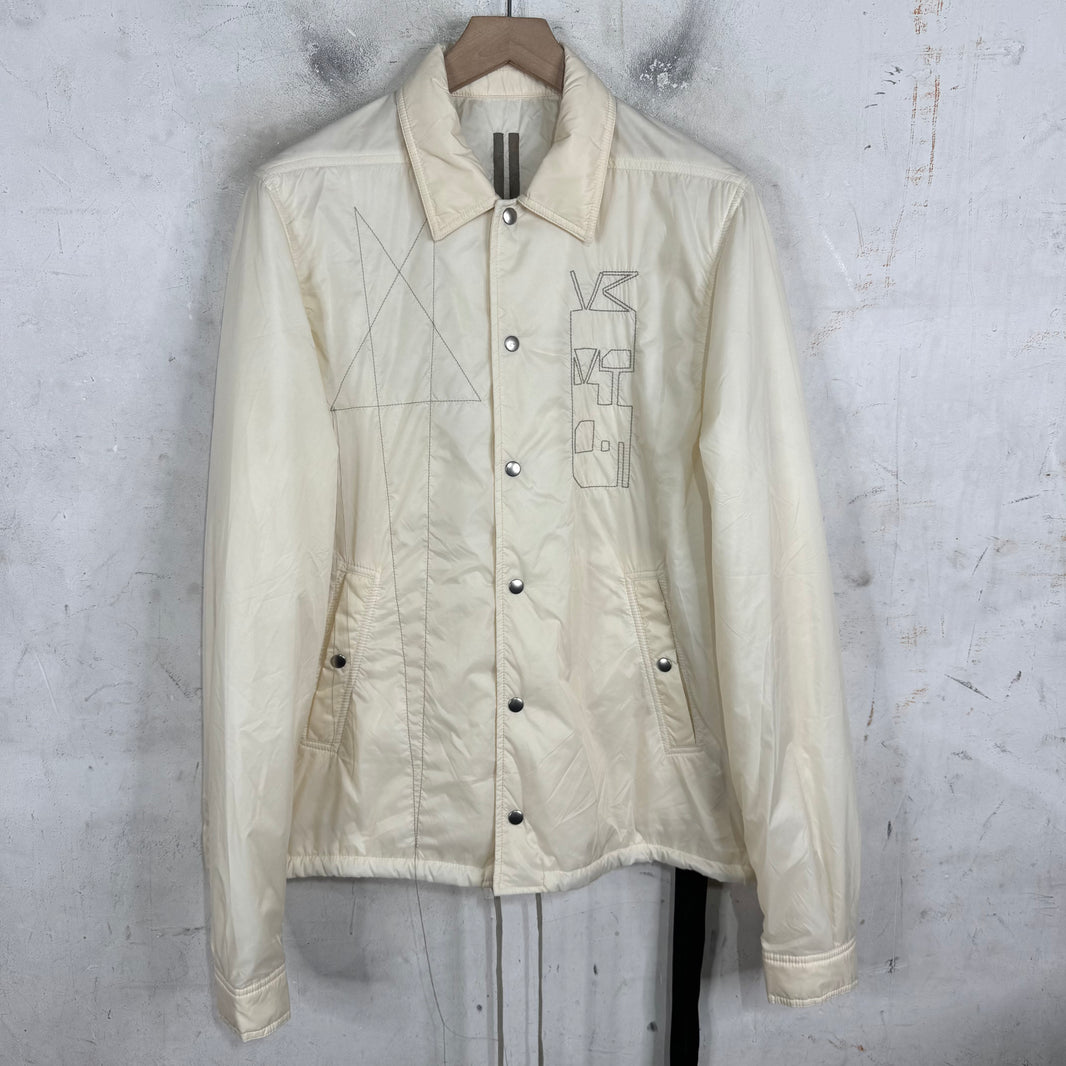 DRKSHDW Pentagram Logo Padded Overshirt