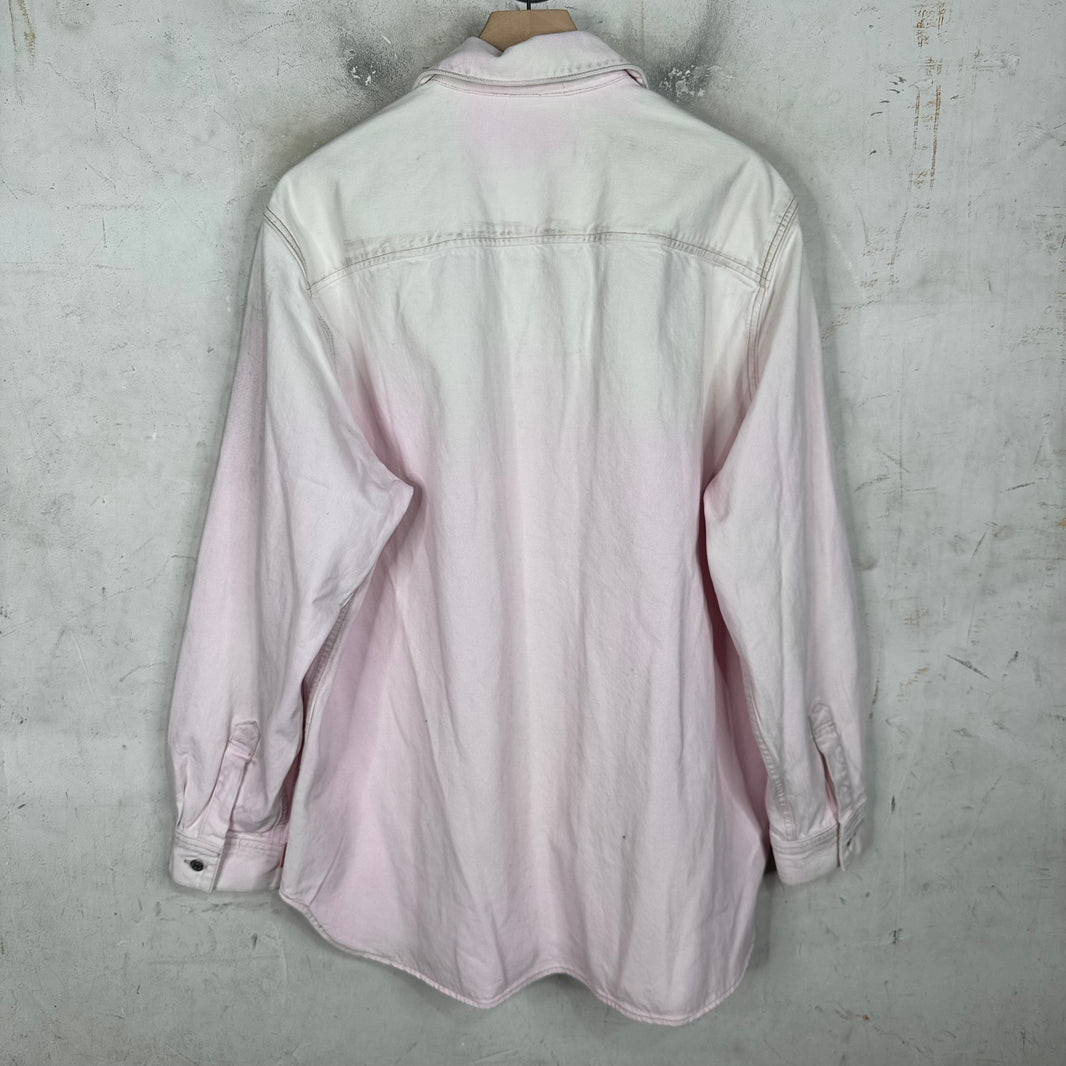 Acne Studios Pink Denim Overshirt