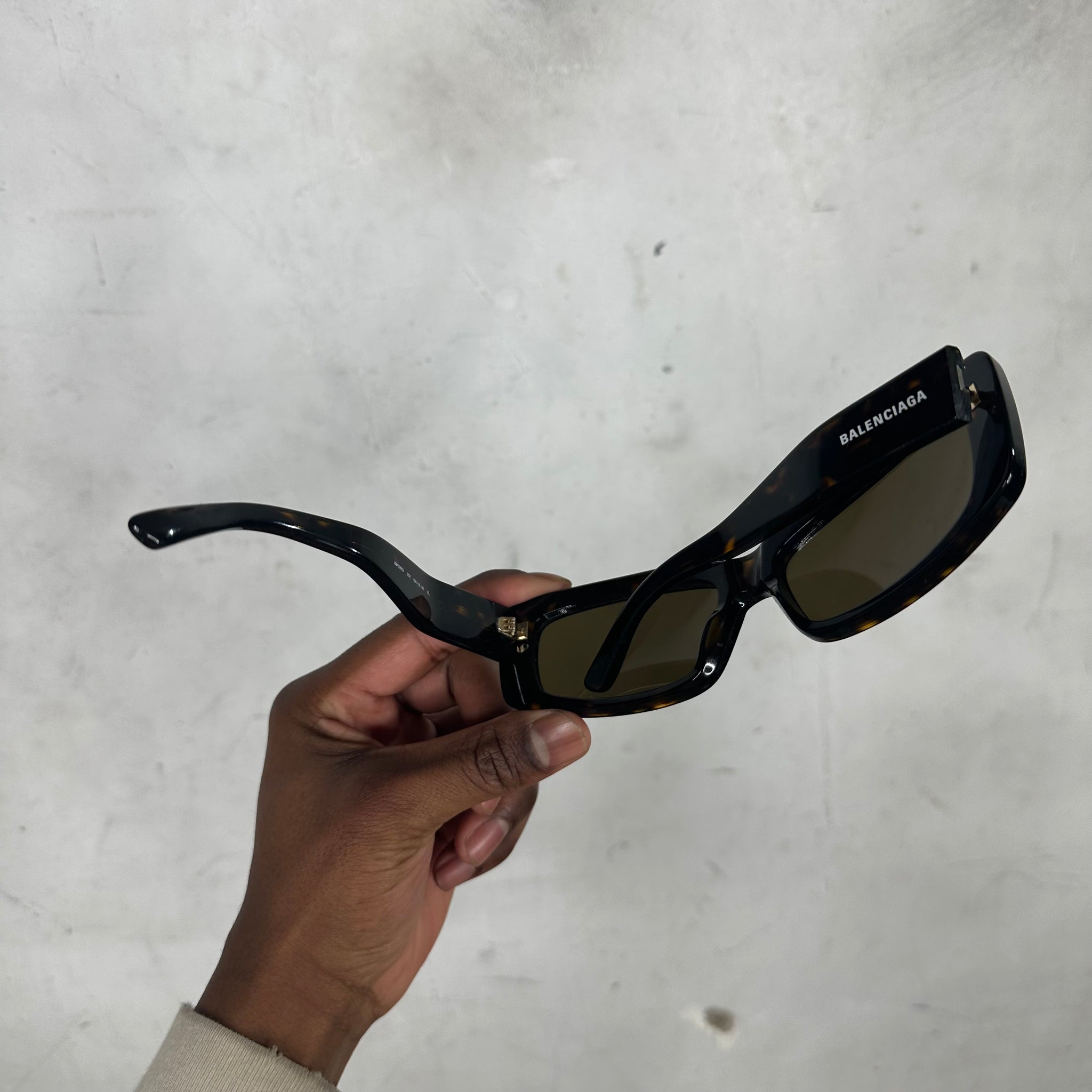 Balenciaga Wavy Turtle Sunglasses