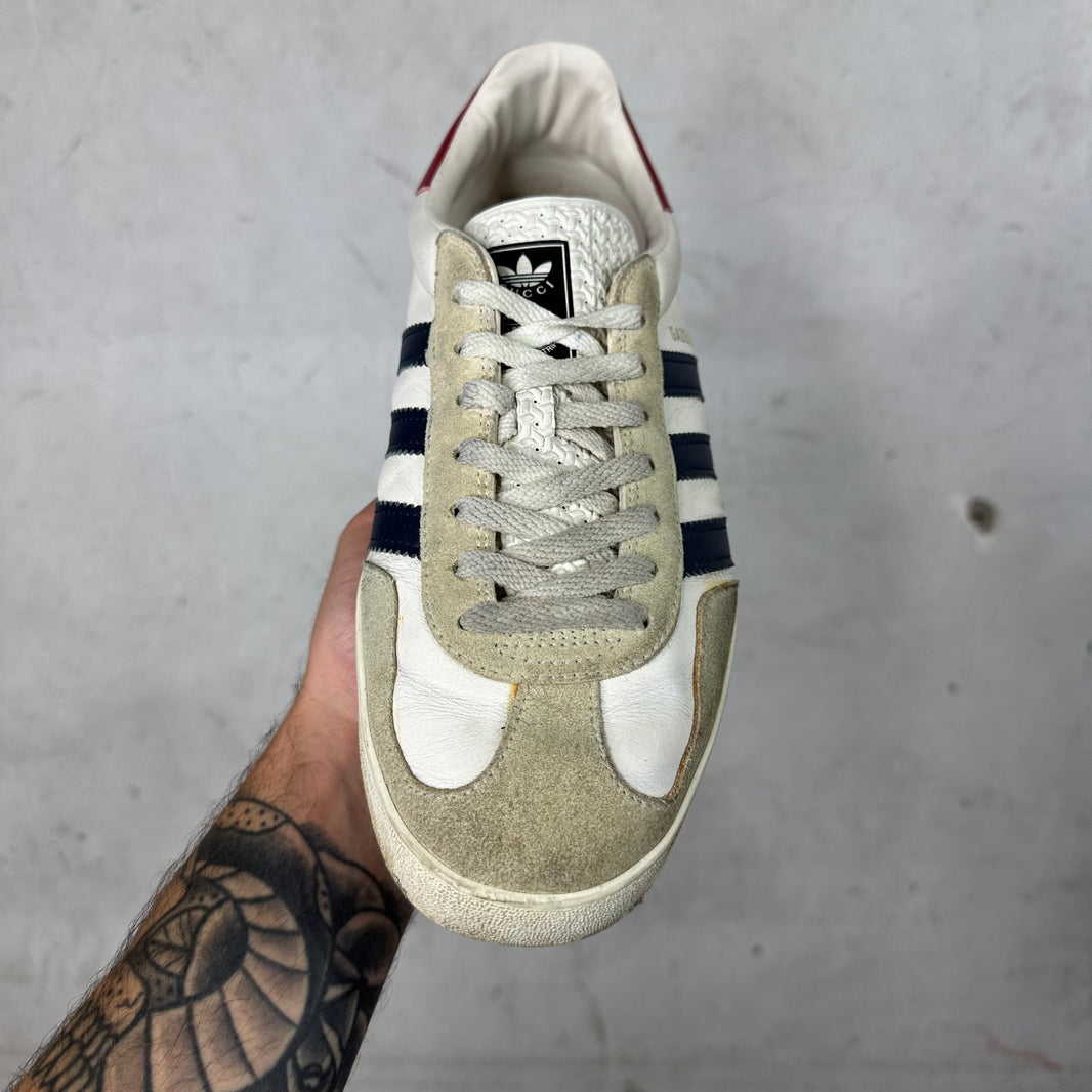 Gucci x Adidas White Gazelles