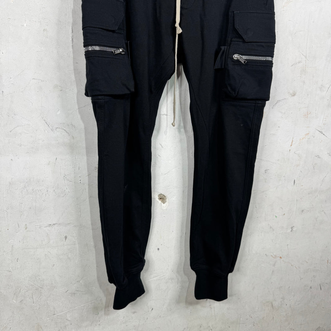 Rick Owens EDFU Cuffed Zipper Cargo Sweatpants