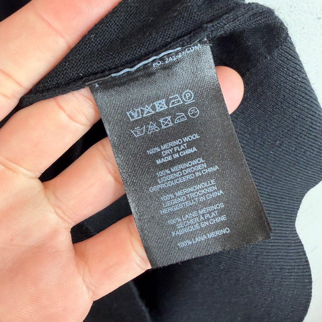 Dries Van Noten Black Wool Sweater