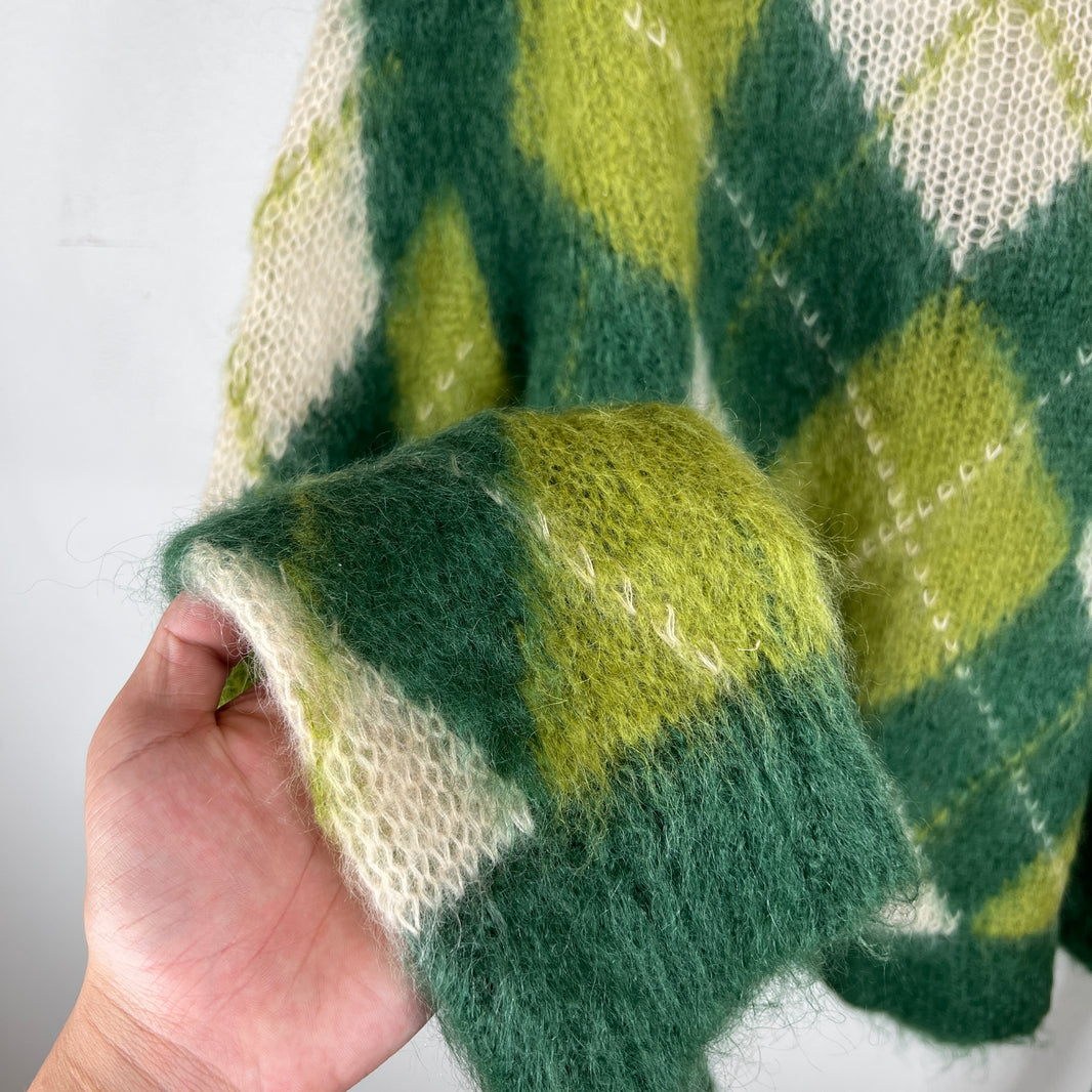 Marni Fuzzy Wuzzy Green Sweater