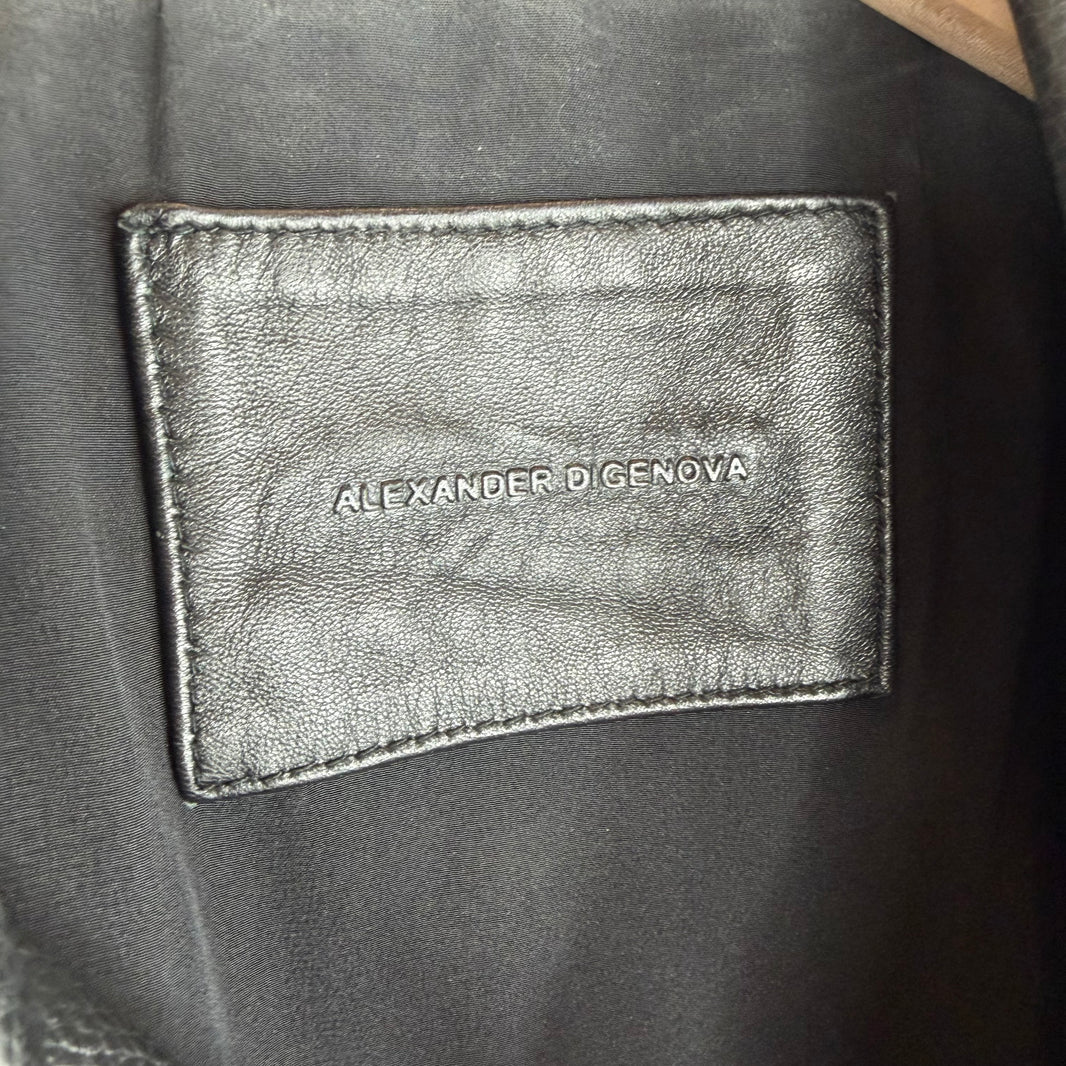 Alexander Digenova Studded Perfecto Leather Jacket
