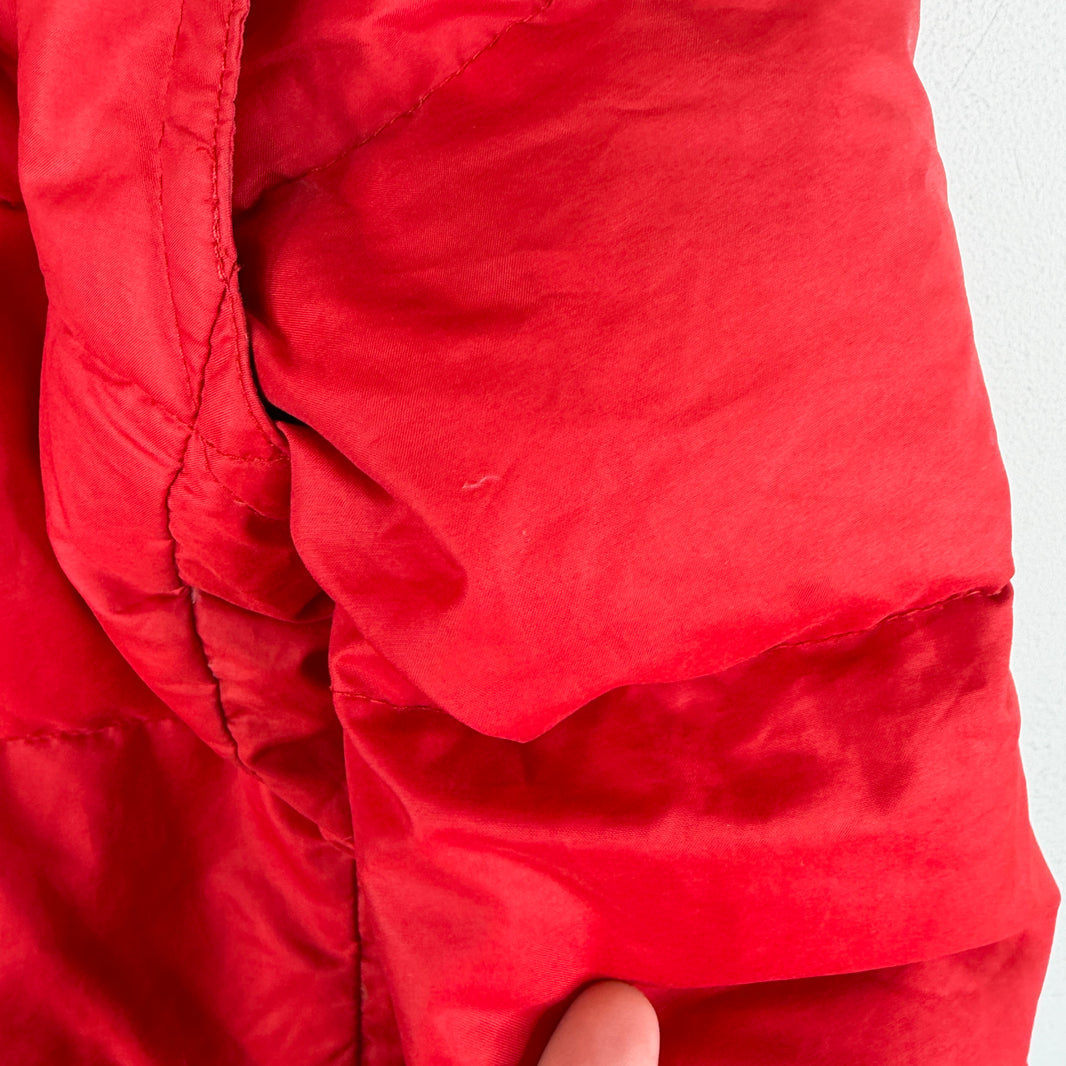 Moncler Red Convertible Puffer Jacket