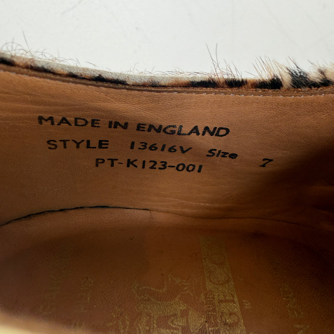 CDG George Cox Gibson Suede Leopard Derbys