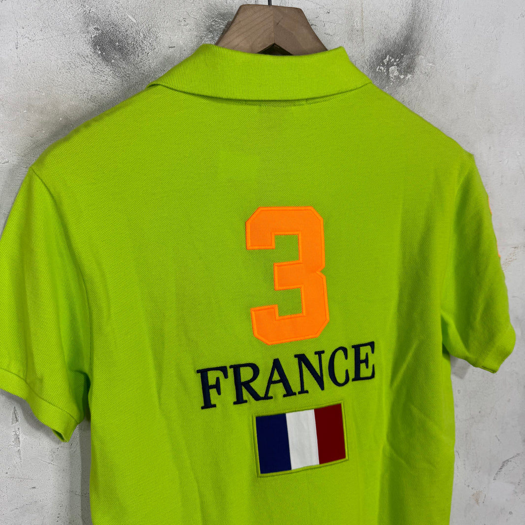 Ralph Lauren Neon France Big Pony Polo