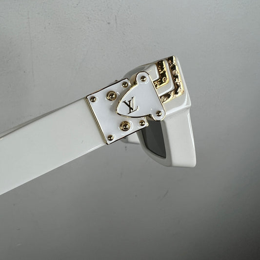 Louis Vuitton White Millionaire Sunglasses