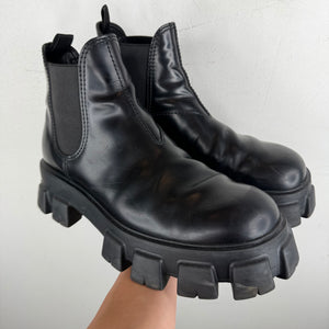 Prada Monolith Chelsea Boots