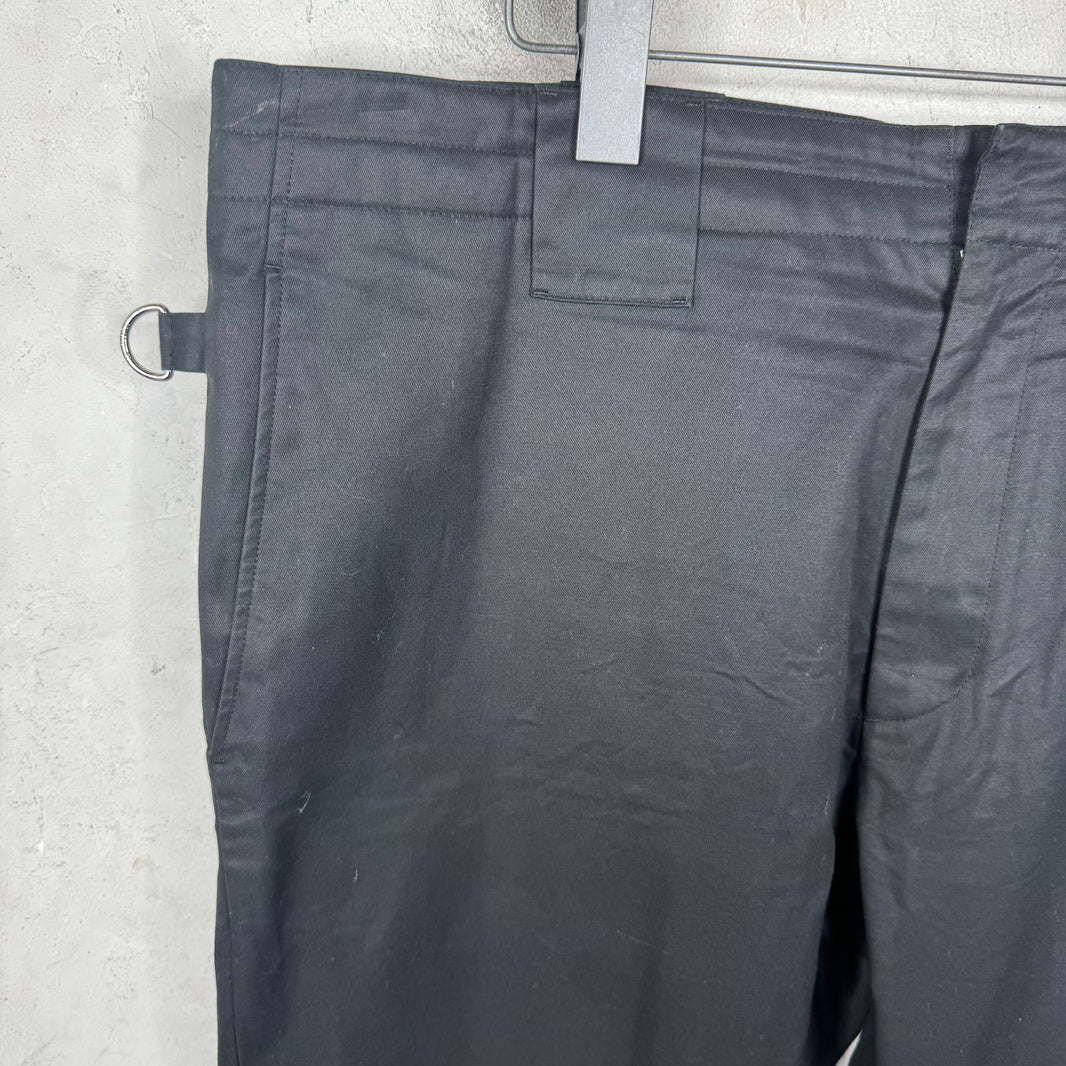 Louis Vuitton Black Back Zip Trousers