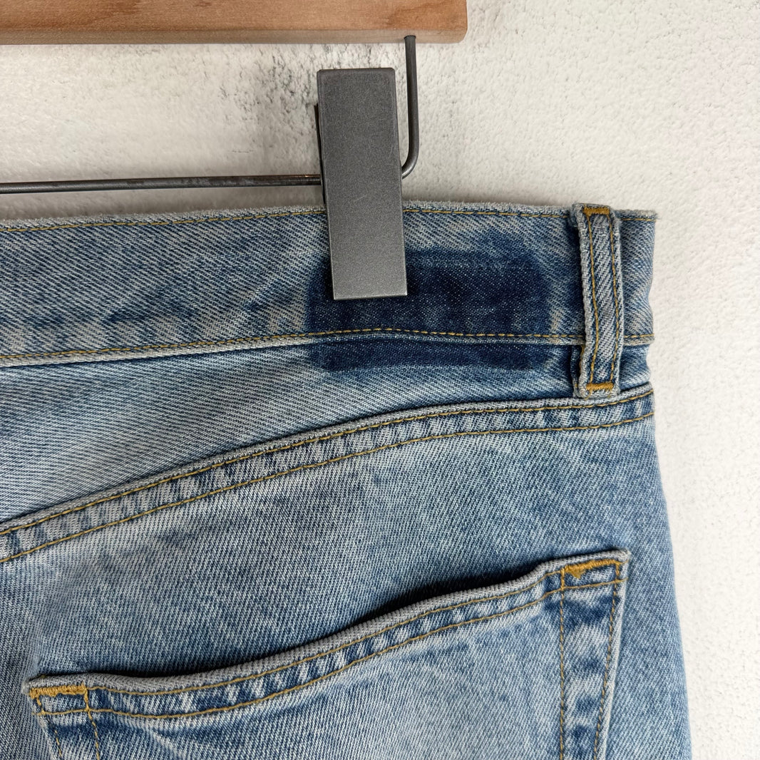 Margiela Light Blue Wash Straight Jeans