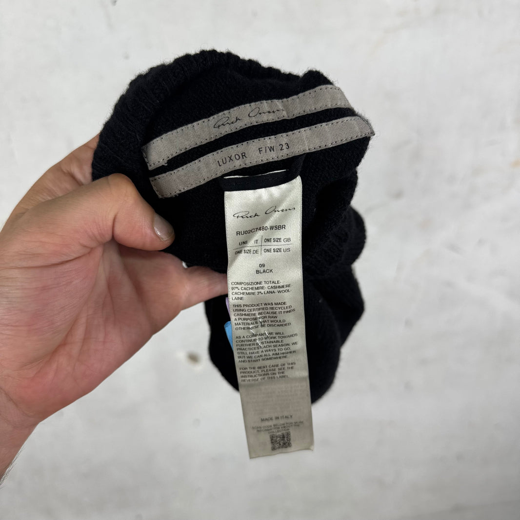 Rick Owens Grommet Knit Balaclava
