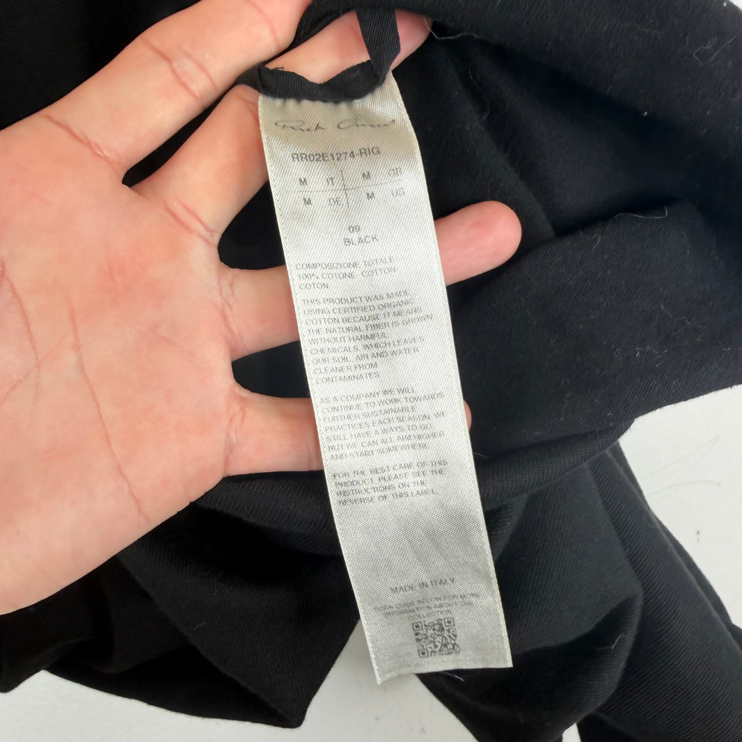 Rick Owens Black Jumbo T-Shirt