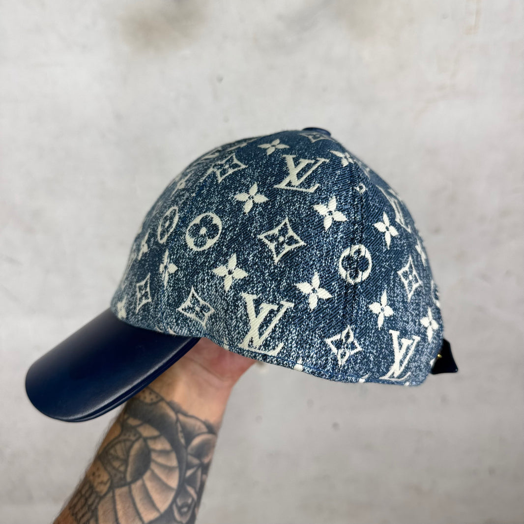 Louis Vuitton Monogram Leather Dad Hat