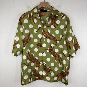 Amiri Sample Tiger S/S Silk Shirt