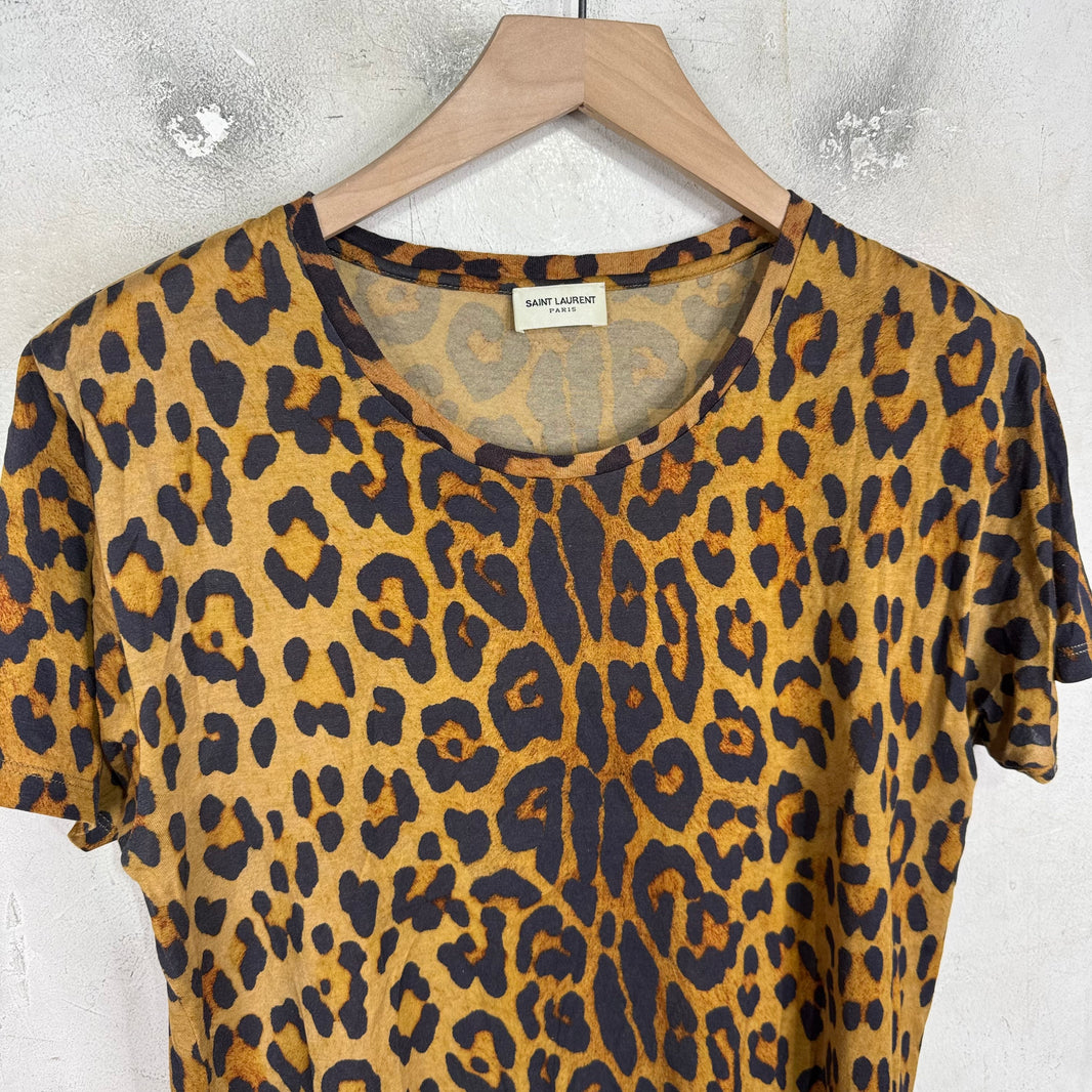 Saint Laurent Leopard T-Shirt