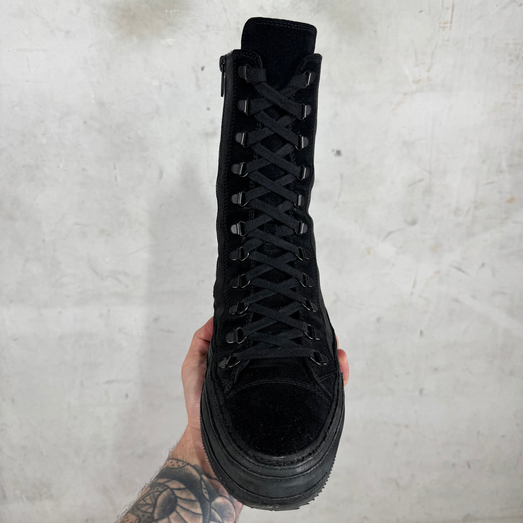 Ann Demeulemeester High Top Lace Up Sneakers