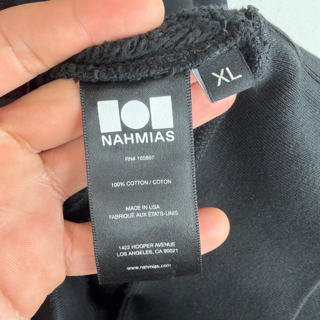 Nahmias Black Apple Beaded Crewneck