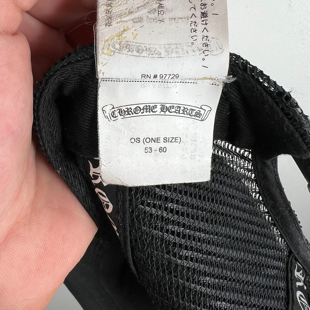 Chrome Hearts Smoked Hollywood Patch Trucker Hat