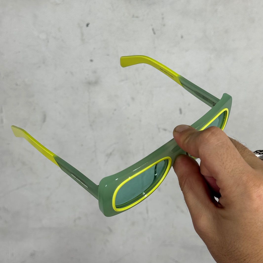 Kiko Kostadinov Green Depero Sunglasses